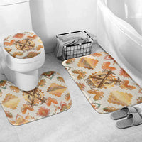 Native American Headdress and Tomahawk Bathroom Set with 1492 Symbolic Date Traditional Feather Motif Indigenous Heritage - Wonder Print Shop