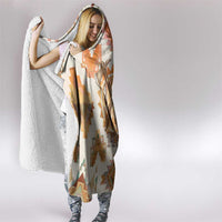 Native American Headdress and Tomahawk Hooded Blanket with 1492 Symbolic Date Traditional Feather Motif Indigenous Heritage - Wonder Print Shop