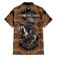 Native American Chief Warrior Hawaiian Shirt Feather Headdress and Horse Tribal Arrow Pattern - Wonder Print Shop