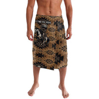 Native American Chief Warrior Lavalava Feather Headdress and Horse Tribal Arrow Pattern - Wonder Print Shop