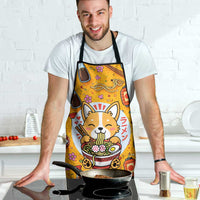 Kawaii Ramen Cute Anime Dog Corgi Apron Japanese Noodles