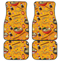 Kawaii Ramen Cute Anime Dog Corgi Car Mats Japanese Noodles