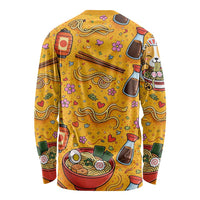 Kawaii Ramen Cute Anime Dog Corgi Long Sleeve Shirt Japanese Noodles