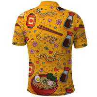 Kawaii Ramen Cute Anime Dog Corgi Polo Shirt Japanese Noodles