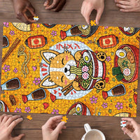 Kawaii Ramen Cute Anime Dog Corgi Puzzle Japanese Noodles