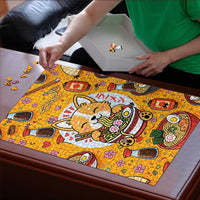 Kawaii Ramen Cute Anime Dog Corgi Puzzle Japanese Noodles