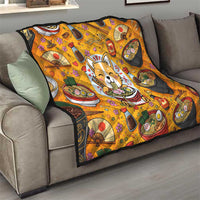 Kawaii Ramen Cute Anime Dog Corgi Quilt Japanese Noodles
