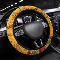 Kawaii Ramen Cute Anime Dog Corgi Steering Wheel Cover Japanese Noodles