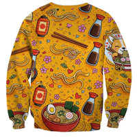 Kawaii Ramen Cute Anime Dog Corgi Sweatshirt Japanese Noodles
