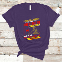 Auctioneer T Shirt Life Is Full Of Risks - Wonder Print Shop