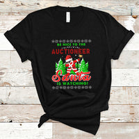 Auctioneer T Shirt Santa Is Watching - Wonder Print Shop
