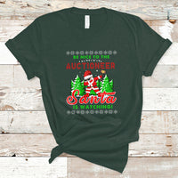 Auctioneer T Shirt Santa Is Watching - Wonder Print Shop
