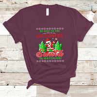 Auctioneer T Shirt Santa Is Watching - Wonder Print Shop