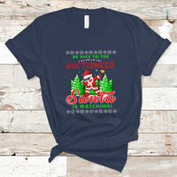 Auctioneer T Shirt Santa Is Watching - Wonder Print Shop
