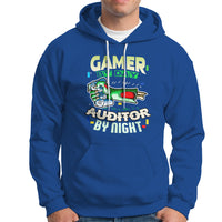Night Auditor Hoodie Gamer By Day, Auditor By Night - Wonder Print Shop