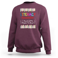 Literacy Specialist Sweatshirt I Teach Little People To Read - Wonder Print Shop