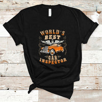 Worlds Best Car Inspector T Shirt - Wonder Print Shop