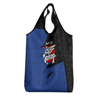 Puerto Rico Grocery Bag with Coqui Frog Symbol and Distressed Flag Design