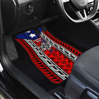 Puerto Rico Car Mats with Tribal Patterns, Flag Emblem, and Taino Symbol Design