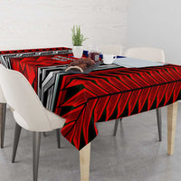 Puerto Rico Tablecloth with Tribal Patterns, Flag Emblem, and Taino Symbol Design