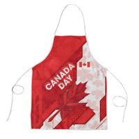 Canada Day Patriotic Maple Leaf Apron Geometric Rocky Mountain Art Heritage 1867 Graphic