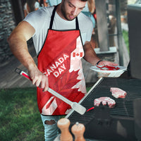 Canada Day Patriotic Maple Leaf Apron Geometric Rocky Mountain Art Heritage 1867 Graphic