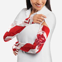 Canada Day Patriotic Maple Leaf Arm Sleeves Geometric Rocky Mountain Art Heritage 1867 Graphic