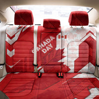 Canada Day Patriotic Maple Leaf Back Car Seat Cover Geometric Rocky Mountain Art Heritage 1867 Graphic