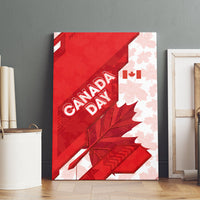 Canada Day Patriotic Maple Leaf Canvas Wall Art Geometric Rocky Mountain Art Heritage 1867 Graphic