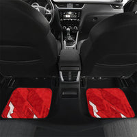 Canada Day Patriotic Maple Leaf Car Mats Geometric Rocky Mountain Art Heritage 1867 Graphic