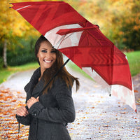 Canada Day Patriotic Maple Leaf Umbrella Geometric Rocky Mountain Art Heritage 1867 Graphic