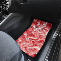 Canada Day Loon And Maple Leaf Car Mats Watercolor Nature Scenery Mari Usque Ad Mare Artistic