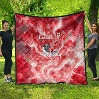 Canada Day Loon And Maple Leaf Quilt Watercolor Nature Scenery Mari Usque Ad Mare Artistic