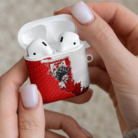 Canada Day AirPods Case Patriotic Maple Leaf - Robotic Fist
