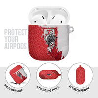 Canada Day AirPods Case Patriotic Maple Leaf - Robotic Fist