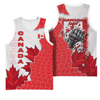 Canada Day Basketball Jersey Patriotic Maple Leaf - Robotic Fist