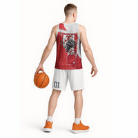 Canada Day Basketball Jersey Patriotic Maple Leaf - Robotic Fist