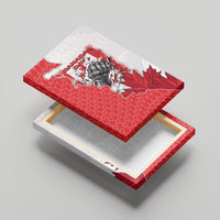 Canada Day Canvas Wall Art Patriotic Maple Leaf - Robotic Fist