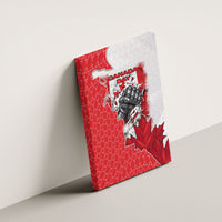 Canada Day Canvas Wall Art Patriotic Maple Leaf - Robotic Fist
