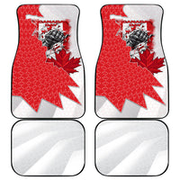 Canada Day Car Mats Patriotic Maple Leaf - Robotic Fist