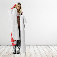 Canada Day Hooded Blanket Patriotic Maple Leaf - Robotic Fist