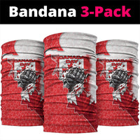 Canada Day Neck Gaiter Patriotic Maple Leaf - Robotic Fist