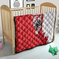 Canada Day Quilt Patriotic Maple Leaf - Robotic Fist