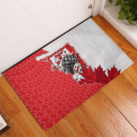 Canada Day Rubber Doormat Patriotic Maple Leaf - Robotic Fist