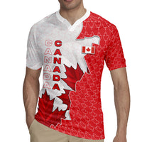 Canada Day Rugby Jersey Patriotic Maple Leaf - Robotic Fist