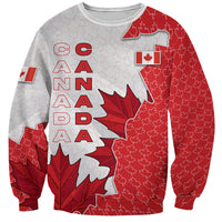 Canada Day Sweatshirt Patriotic Maple Leaf - Robotic Fist