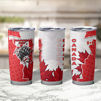 Canada Day Tumbler Cup Patriotic Maple Leaf - Robotic Fist