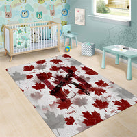 Canada Day Area Rug Constitutional Autonomy 1982 Vintage - Broken Chains Freedom