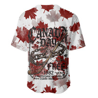 Canada Day Baseball Jersey Constitutional Autonomy 1982 Vintage - Broken Chains Freedom
