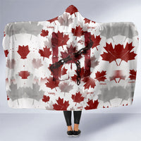Canada Day Hooded Blanket Constitutional Autonomy 1982 Vintage - Broken Chains Freedom